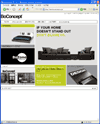 ボーコンセプトのホームページ