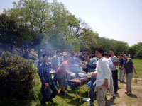 ＢＢＱの様子